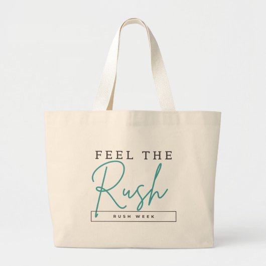 Tote Bag Design Einfach Niedlich bequem Jumbo Stoffbeutel (Vorne)