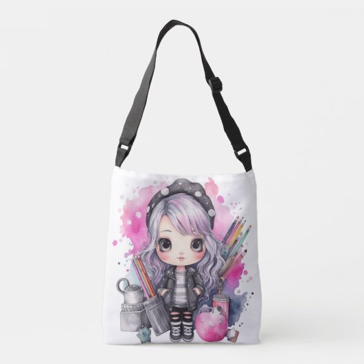 Tote Bag Design Tragetaschen Mit Langen Trägern (Rückseite)