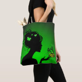 Tote Bag Die grüne Schmetterlinge Tasche (Von Nahem)