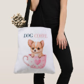 Tote Bag Dog Coffee Tasche (Von Nahem)