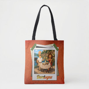 Tote Bag Dordogne Kek und Ina - Geschenk mit Korke Tasche