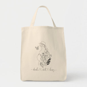 Tote Bag Doula mit Herz Tragetasche