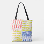 Tote Bag Eclectic Sardines Design | Personalisierb Tasche (Rückseite)
