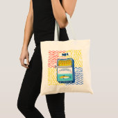 Tote Bag Eclectic Sardines Design | Personalisierb Tragetasche (Vorderseite (Produkt))