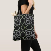 Tote Bag, Ein lebendiges elegantes schwarzes Desig Tasche (Von Nahem)