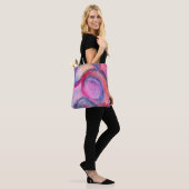 Tote Bag Einkaufstasche Abstract Art Design Tasche (Am Model)
