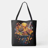 Tote Bag Enchanted Halloween Candies Tasche (Rückseite)