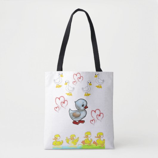 Tote Bag Enten Tasche (Vorderseite)