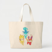 Tote Bag Evoli Pokemon Jumbo Stoffbeutel (Vorne)