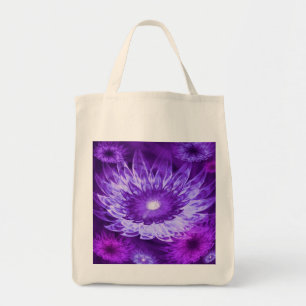 Tote Bag Fantasy Blume Lila Tragetasche