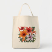 Tote bag Fleurs exotiques Tragetasche (Vorne)
