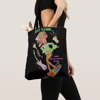 Tote Bag for Girls Who Really Loves Music  Tasche
