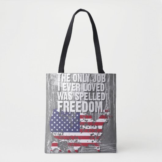 Tote Bag – Freiheitsjob Tasche (Vorderseite)