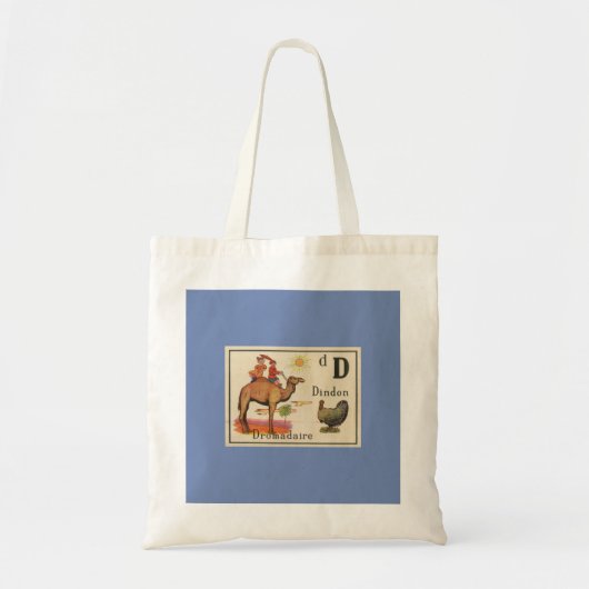 Tote Bag FRENCH ALPHABET Tragetasche (Vorne)