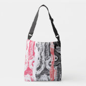 Tote Bag – Friction Lands Abstract Design Tragetaschen Mit Langen Trägern (Vorderseite)