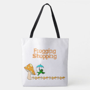 Tote Bag Frogging Shopping Mushroom Tasche