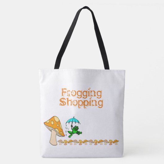 Tote Bag Frogging Shopping Mushroom Tasche (Vorderseite)
