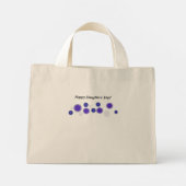 TOTE BAG FÜR DEN TOCHTERTAG MINI STOFFBEUTEL (Rückseite)