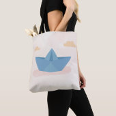 Tote Bag für Papierboote - minimale und Niedliche Tasche (Von Nahem)