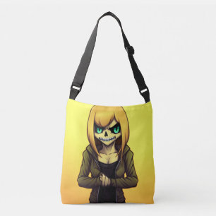 Tote Bag Girl Yellow Hair Tragetaschen Mit Langen Trägern