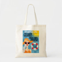TOTE BAG Granny an Bord von Harper Lin Cover