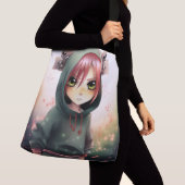 Tote Bag Green Tragetaschen Mit Langen Trägern (Von Nahem)