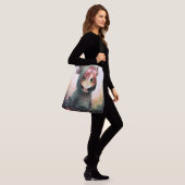 Tote Bag Green Tragetaschen Mit Langen Trägern (Am Model)