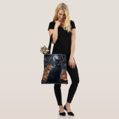 Tote Bag Halloween Seris 3 04 Tasche (Am Model)