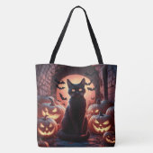 Tote Bag Halloween Seris 3 05 Tasche (Rückseite)
