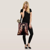 Tote Bag Halloween Seris 3 05 Tasche (Am Model)