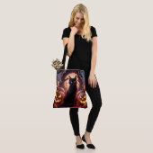 Tote Bag Halloween Seris 3 06 Tasche (Am Model)