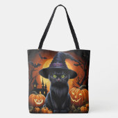 Tote Bag Halloween Seris 3 08 Tasche (Rückseite)