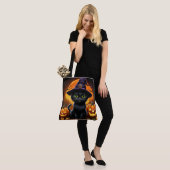 Tote Bag Halloween Seris 3 08 Tasche (Am Model)