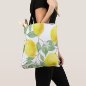 Tote Bag, Happy Yellow Lemons Tasche (Von Nahem)