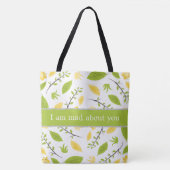 Tote Bag I am mad about you. Tasche (Vorderseite)