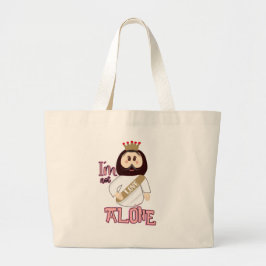 Tote bag I´m not alone_ Nissi Holy Jumbo Stoffbeutel