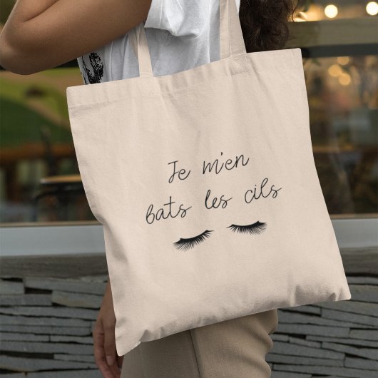 Tote Bag Ich bin gegen die Wimpern Tragetasche