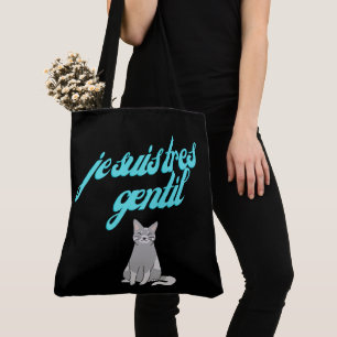 Tote Bag Ich bin sehr nett Tasche