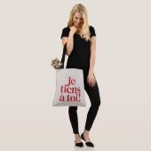 Tote Bag Ich halte zu dir ! Tasche (Am Model)