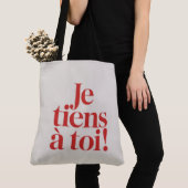 Tote Bag Ich halte zu dir ! Tasche (Von Nahem)