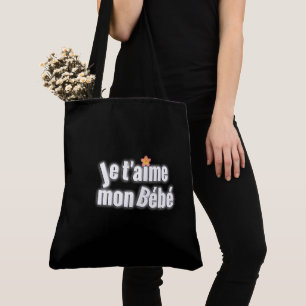 Tote Bag, ich liebe dich, mein Baby Tasche