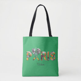 Tote Bag Ich liebe Paris mit städtischem Hintergru Tasche