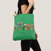 Tote Bag Ich liebe Paris mit städtischem Hintergru Tasche (Von Nahem)