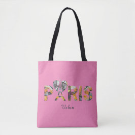 Tote Bag Ich liebe Paris mit städtischem Hintergru Tasche