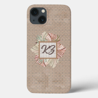 Tote Bag im beigen und weißen böhmischen Stil Case-Mate iPhone Hülle