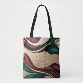 Tote bag in stylish abstract graphic tasche