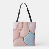 Tote bag in stylish abstract graphic tasche (Rückseite)