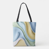 Tote bag in stylish abstract graphic tasche (Rückseite)