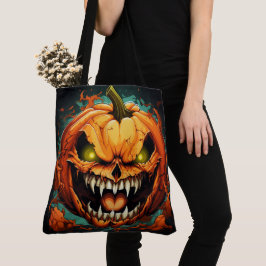 Tote Bag Invasion des Furious Pumpkins Tasche
