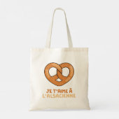 Tote bag Je t'aime à l'alsacienne Tragetasche (Rückseite)